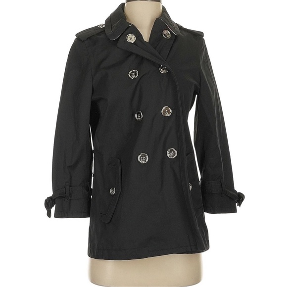 Coach Jackets & Blazers - Coach Black Double-Breasted Trench Coat over $400 retail NWOT